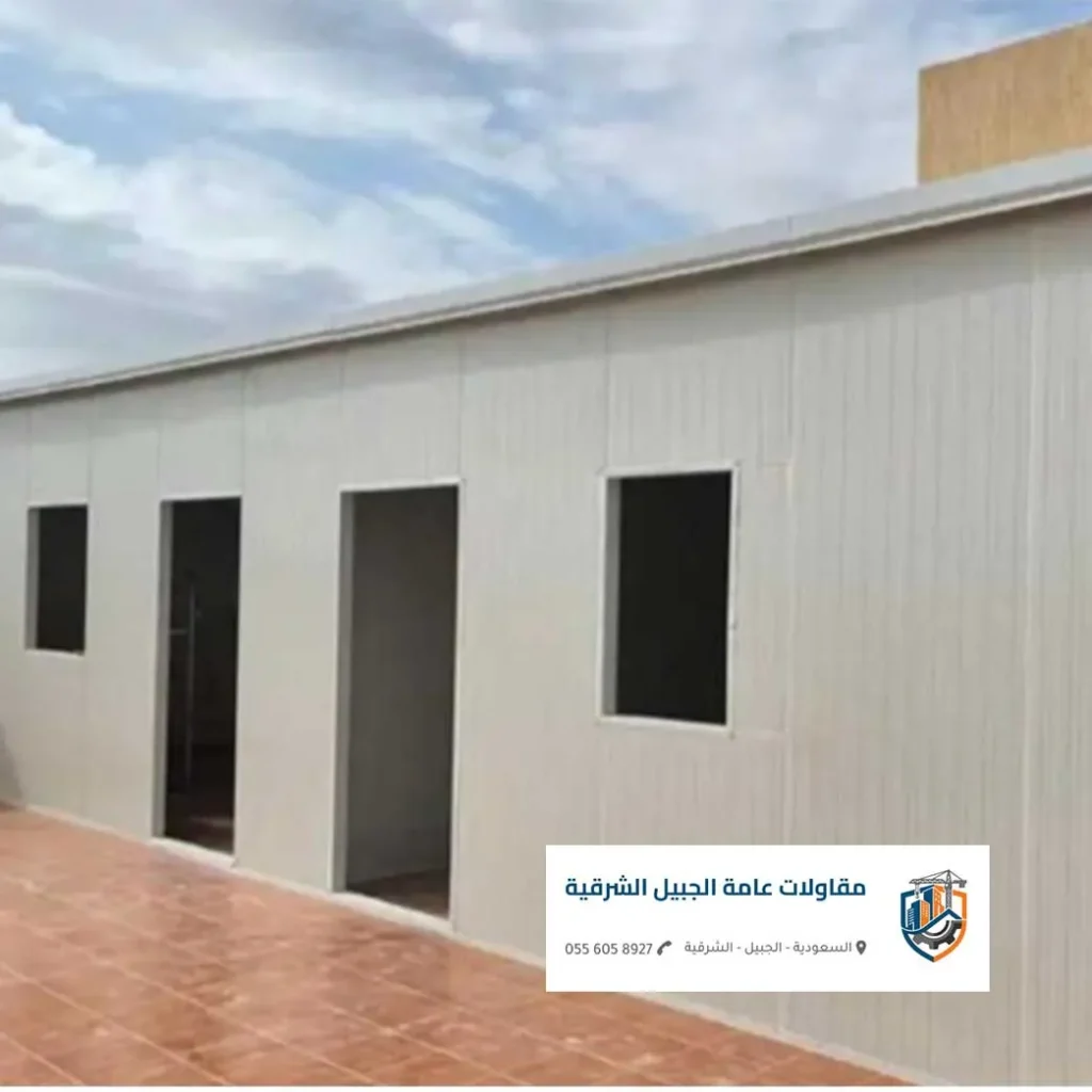 سندويتش بانل مكاتب مهندسين متنقلة (بورت كابن) مصنوعة من سندويتش بانل الجبيل.